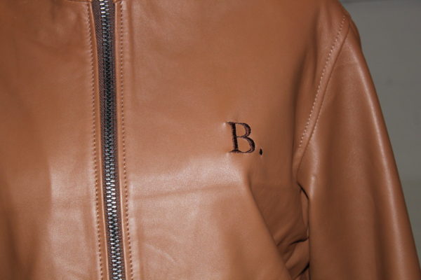 B. Signature Cognac Leather Jacket - Image 6