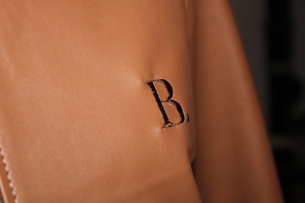 B. Signature Cognac Leather Jacket - Image 7