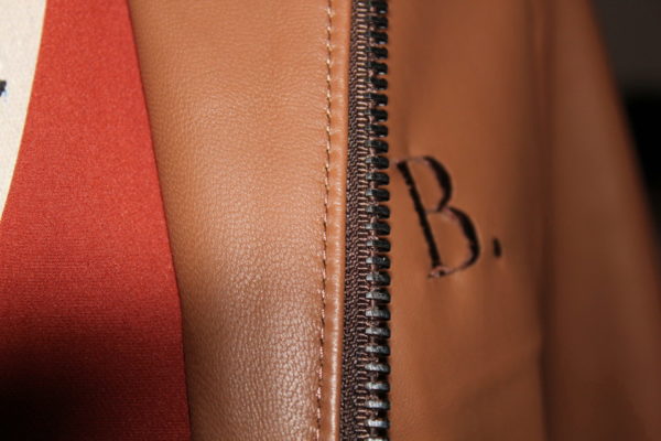B. Signature Cognac Leather Jacket - Image 9