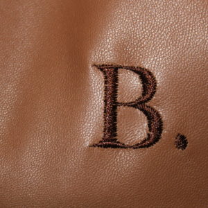 B. Signature Cognac Leather Jacket