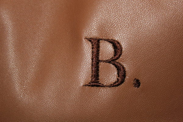 B. Signature Cognac Leather Jacket